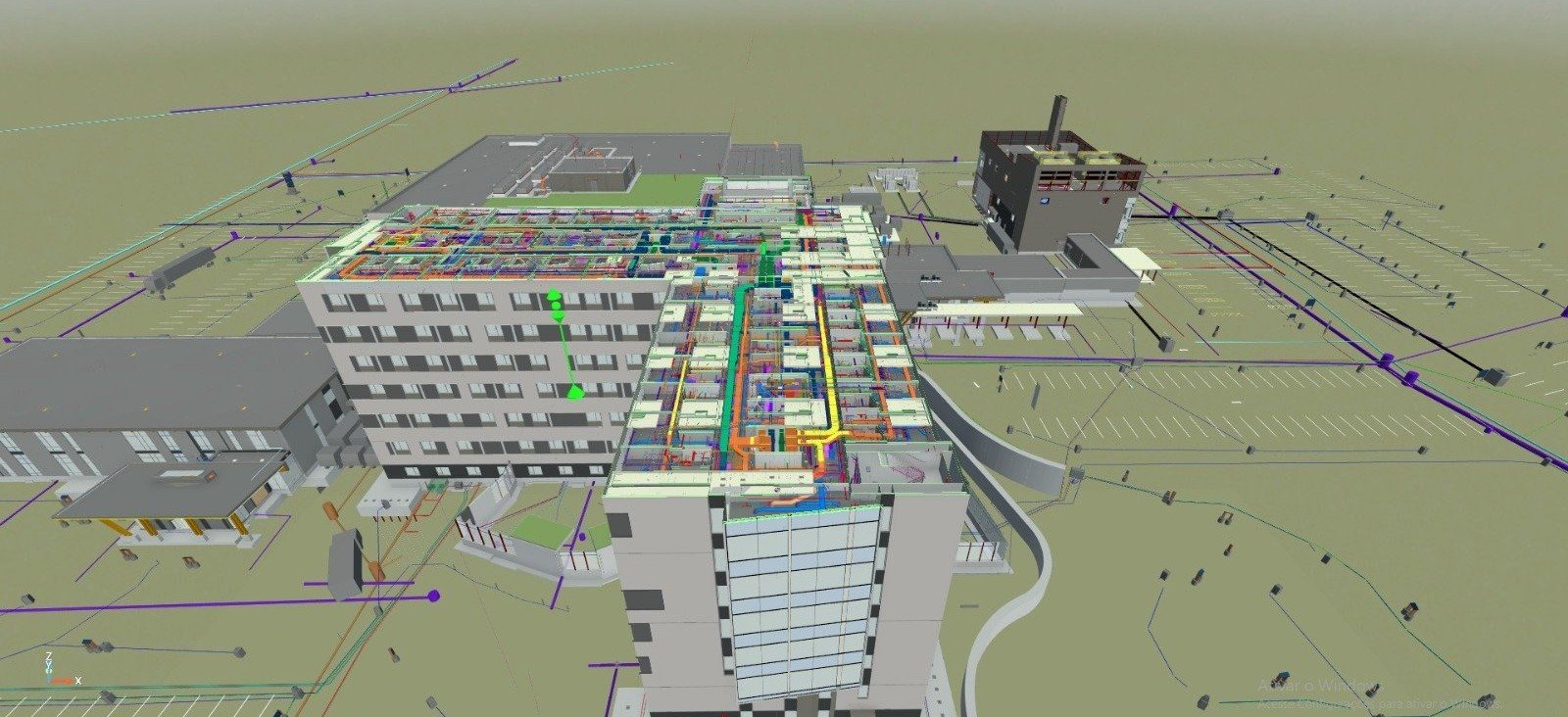 Cowichan District Hospital — modelo BIM